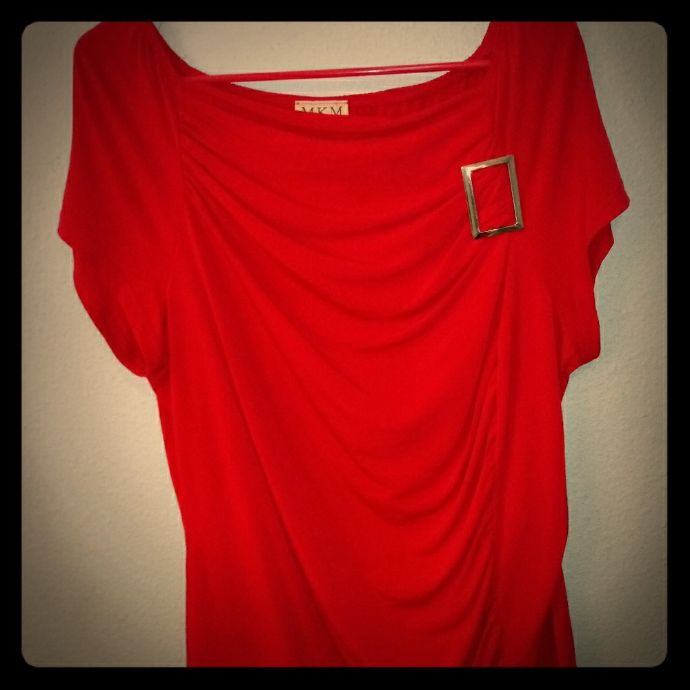 M.K.M Red blouse